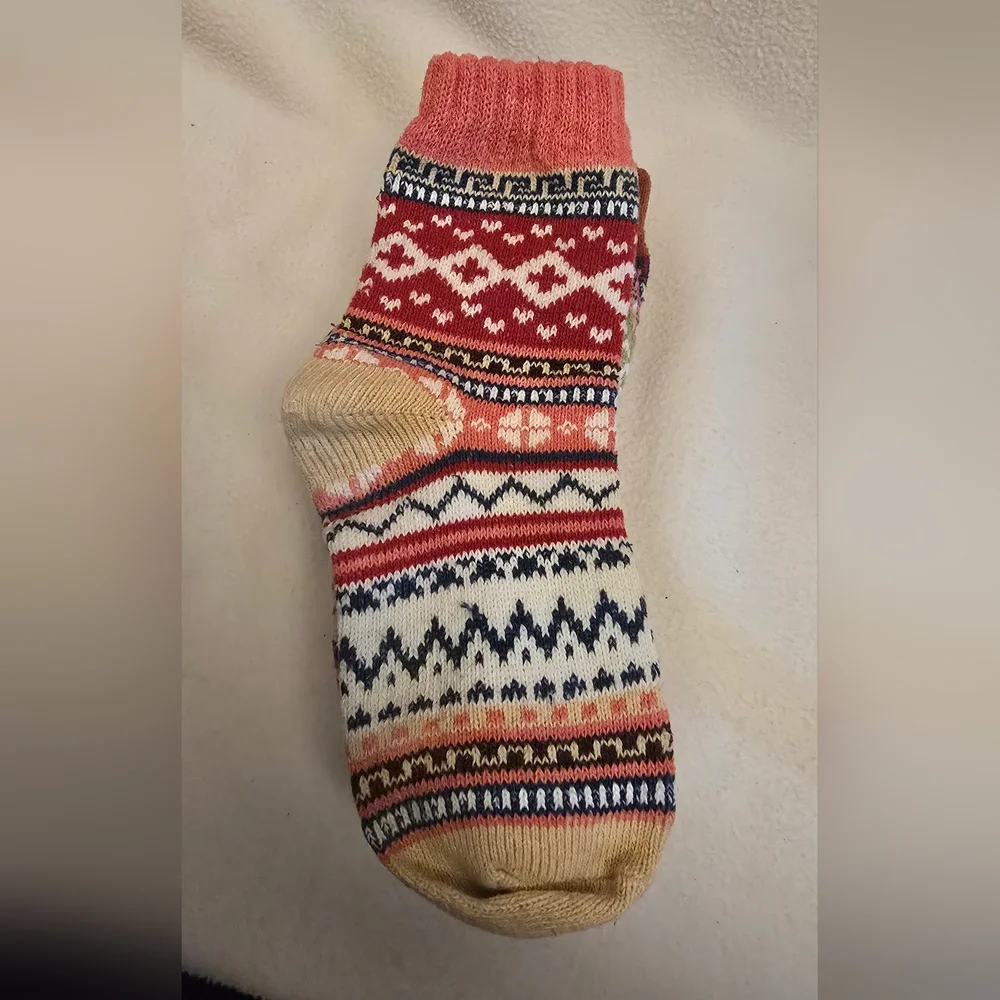 Vibrant Multicolor Patterned Womens Socks